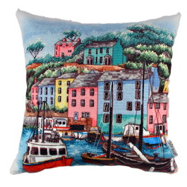 Aberto Design Cojín Multicolor 43 x 43 cm
